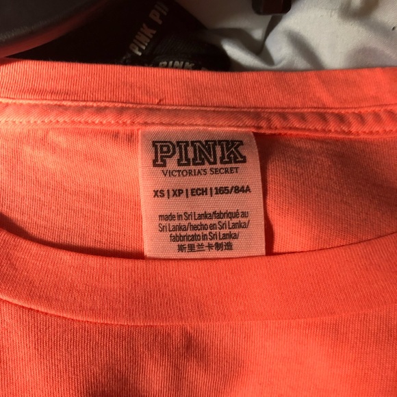 Neon coral over sized T-shirt - Picture 3 of 4